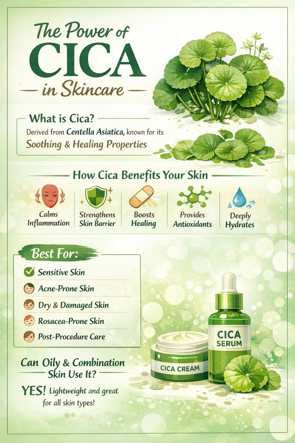 Cica in Skincare: Why This Soothing Ingredient Deserves a Spot in