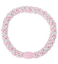 KKNEKKI Hair Tie [Light Pink/White Stripe]