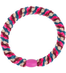 KKNEKKI Hair Tie [Mix Bordeaux Petrol Glitter]