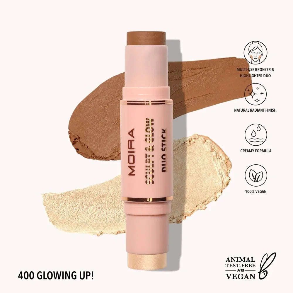 Moira Sculpt & Glow Duo Stick [Glowing Up!] 11.2g