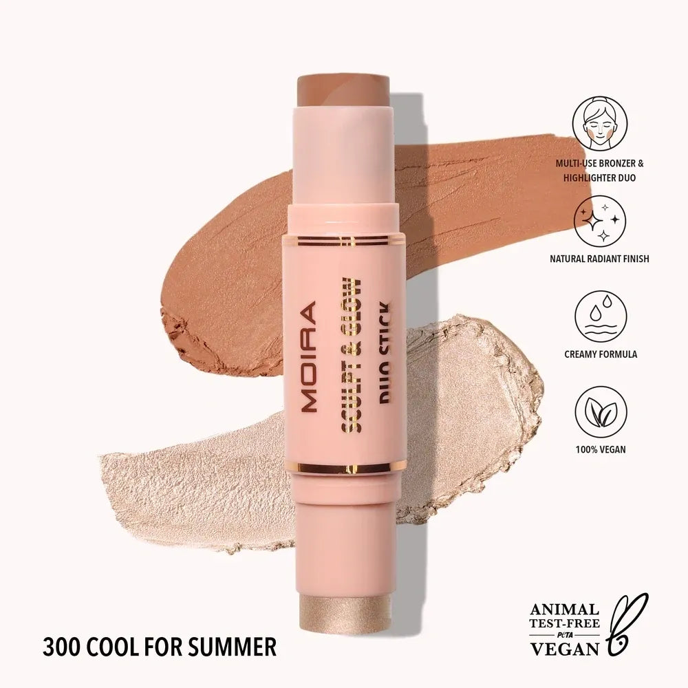 Moira Sculpt & Glow Duo Stick [Cool for Summer] 11.2g