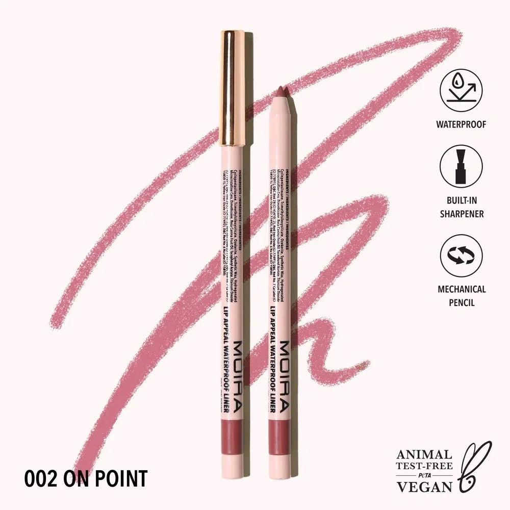 Moira Lip Appeal Waterproof Liner [On Point] 0.6g