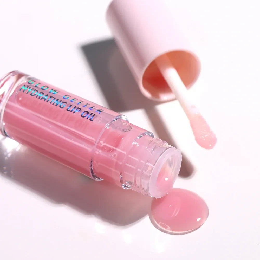 Moira Glow Getter Hydrating Lip Oil [Bubble Pink] 4.6ml