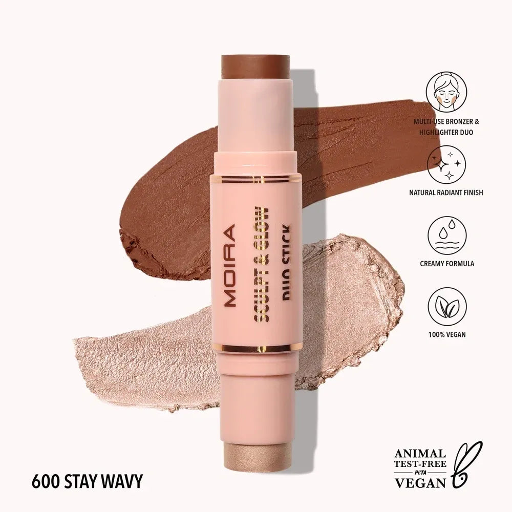 Moira Sculpt & Glow Duo Stick [Stay Wavy] 11.2g