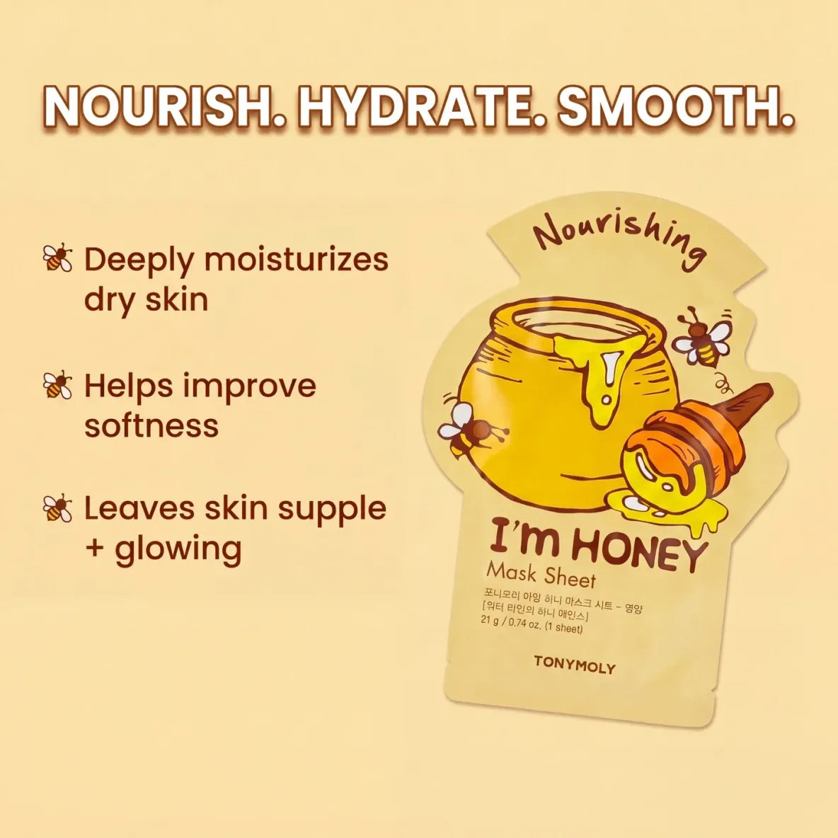 TONYMOLY I'm Mask Sheet [Honey] 21g