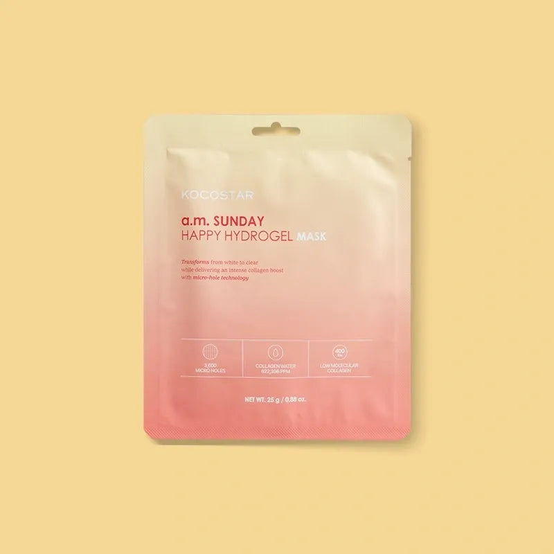 Kocostar a.m Sunday Happy Hydrogel Mask 1pc