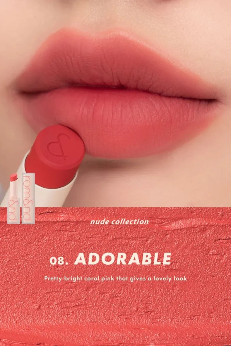 Rom&nd Zero Matte Lipstick Adorable