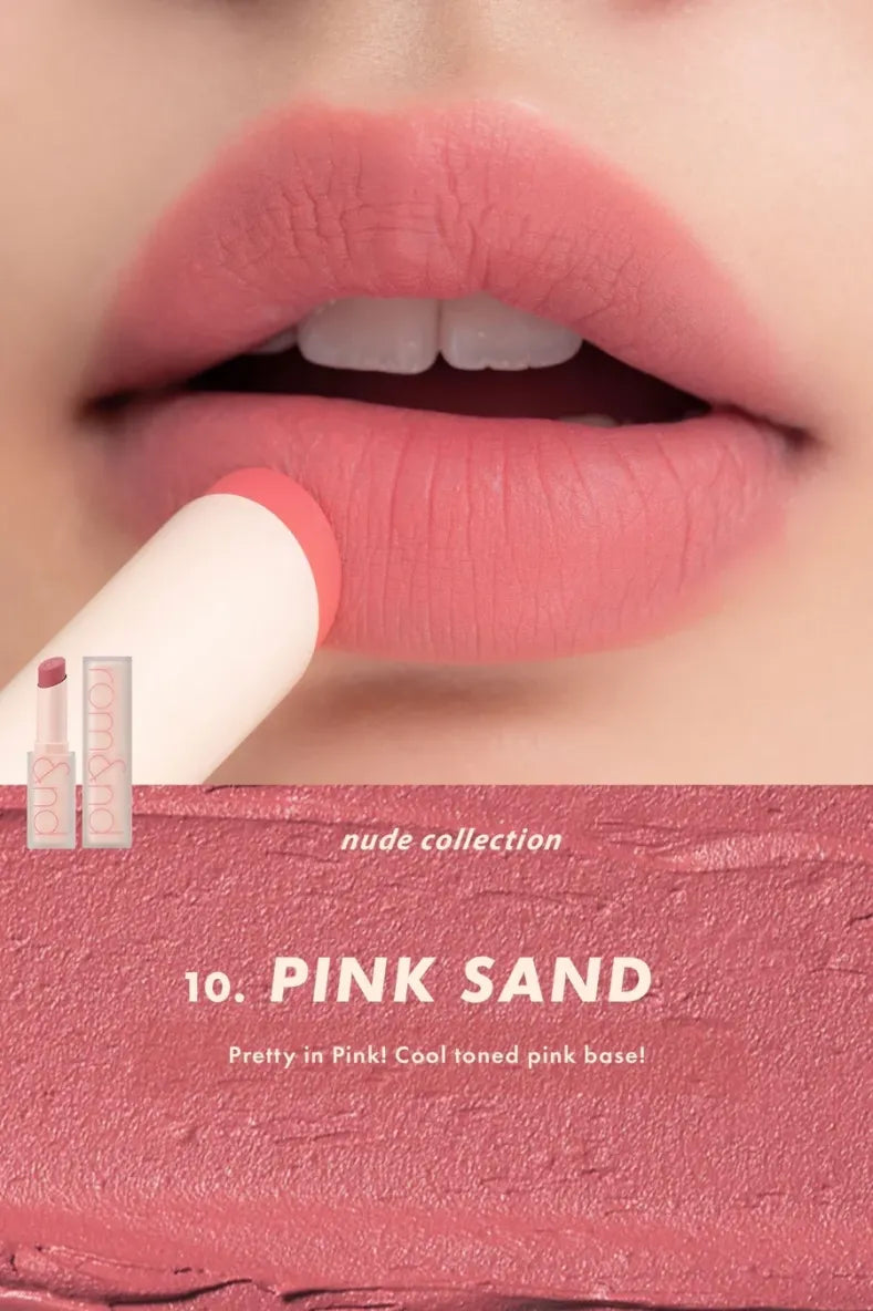 Rom&nd Zero Matte Lipstick Pink Sand